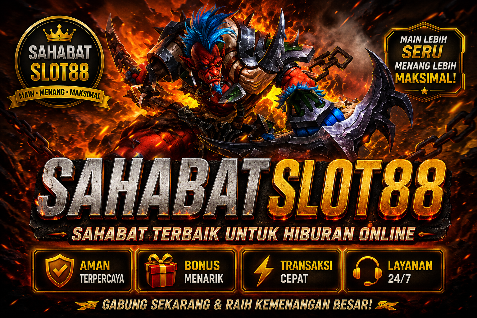 SAHABATSLOT88 - Situs Slot Gacor Maxwin dengan Tema Anime dan Fantasy